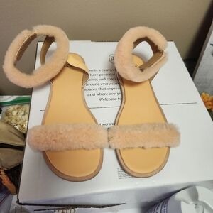 Light Orange Ugg Sandals